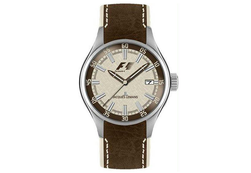 Jacques Lemans horlogeband F5036F Bruin