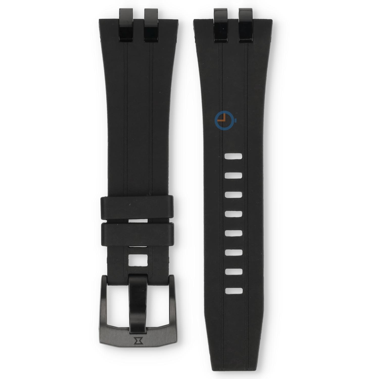Edox Delfin Mecano 85303 Horlogeband Zwart