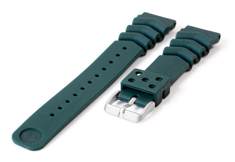 Universele Citizen duikers horlogeband 20mm - donkergroen