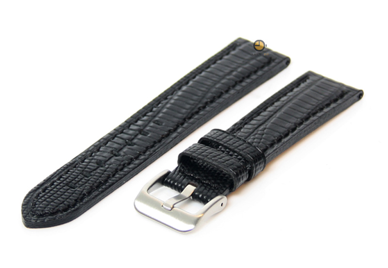 Horlogeband 22mm zwart