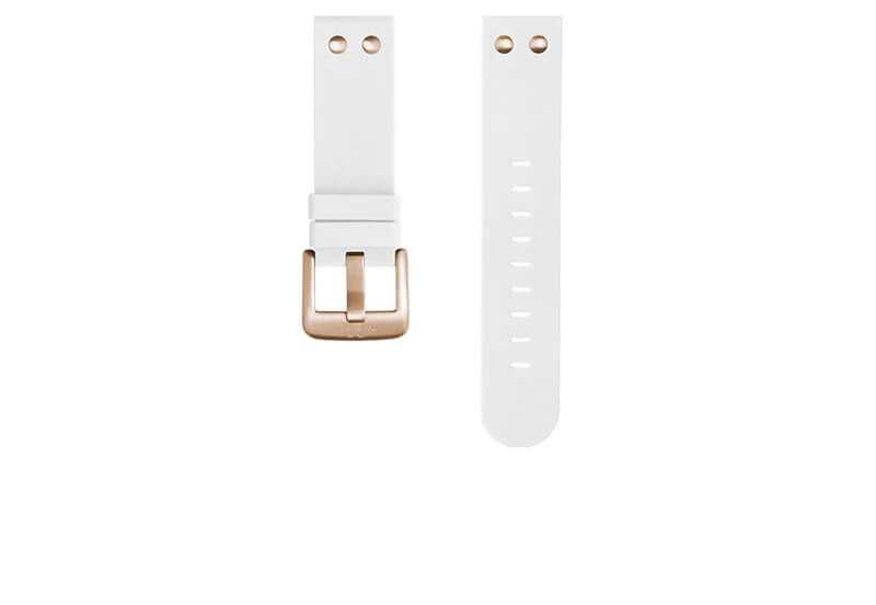 TW Steel Canteen horlogeband wit - 22mm