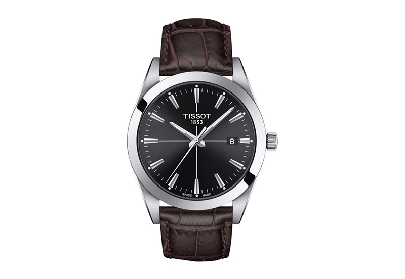Tissot horlogeband T1274101605101 bruin leer