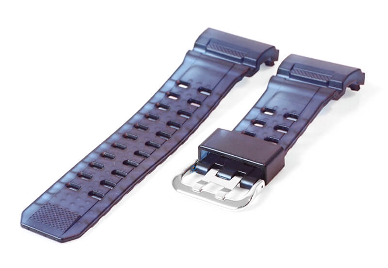 Casio G-Shock GW-9400 horlogeband rubber - donkerblauw transparant