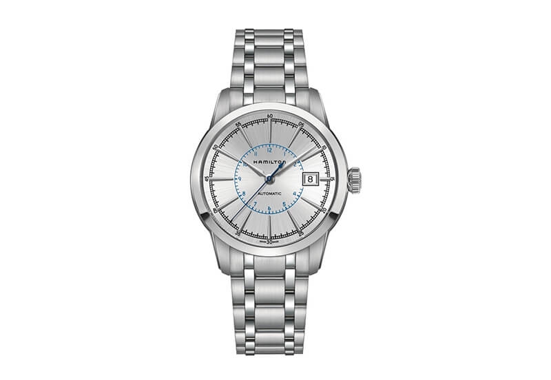 Hamilton horlogeband H40555181 - zilver staal