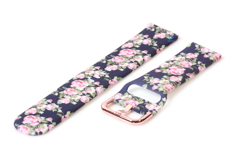 Siliconen horlogeband 20mm roses