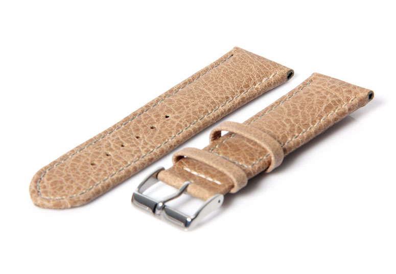 Horlogeband 24mm beige