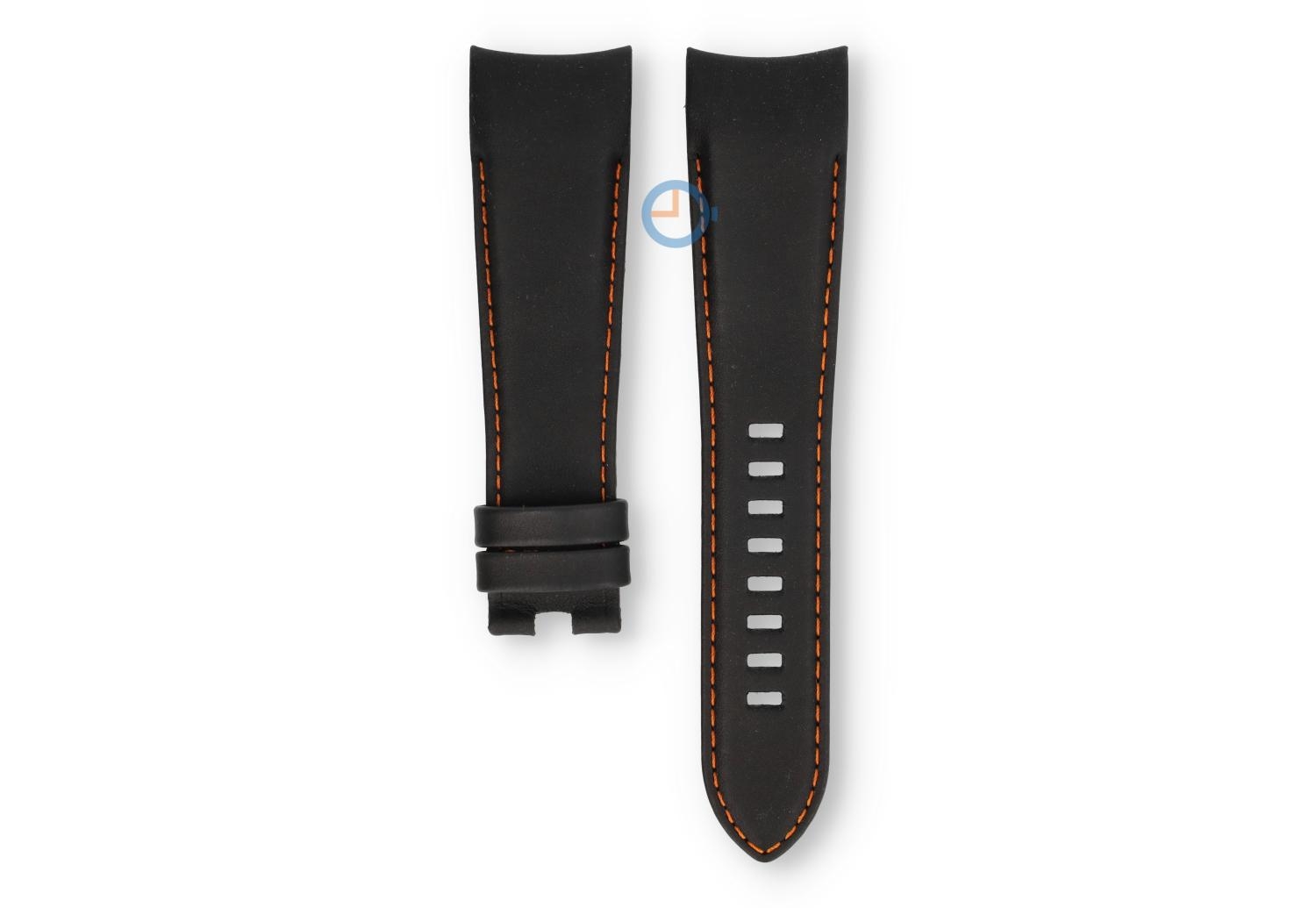 Edox Chronorally 38001 Horlogeband Zwart/Oranje