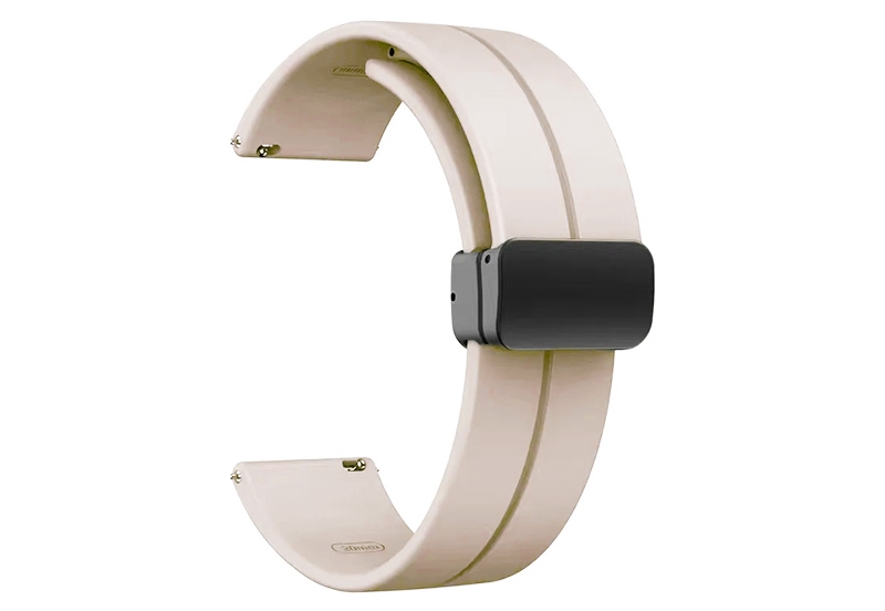 Siliconen horlogeband 16mm - Off-White