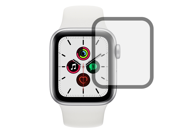 Apple Watch SE screenprotector curved - 40mm Series 4,5,6,7
