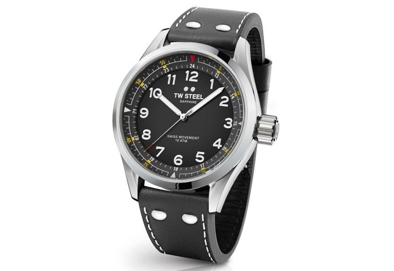 TW Steel Volante CH SVS103 horlogeband zwart - 22mm