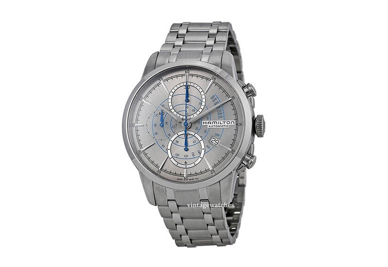 Hamilton horlogeband H40656181 - zilver staal