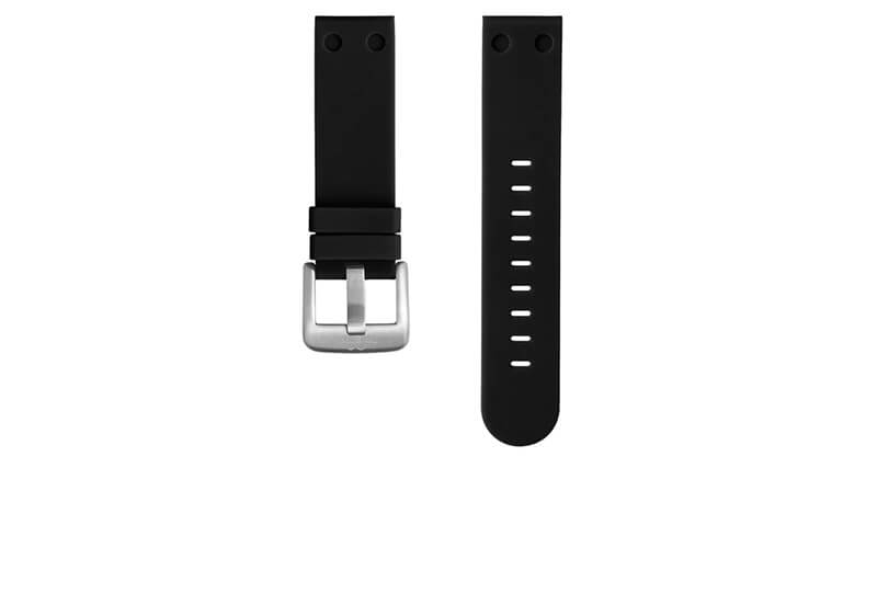 TW Steel Canteen horlogeband zwart - 24mm