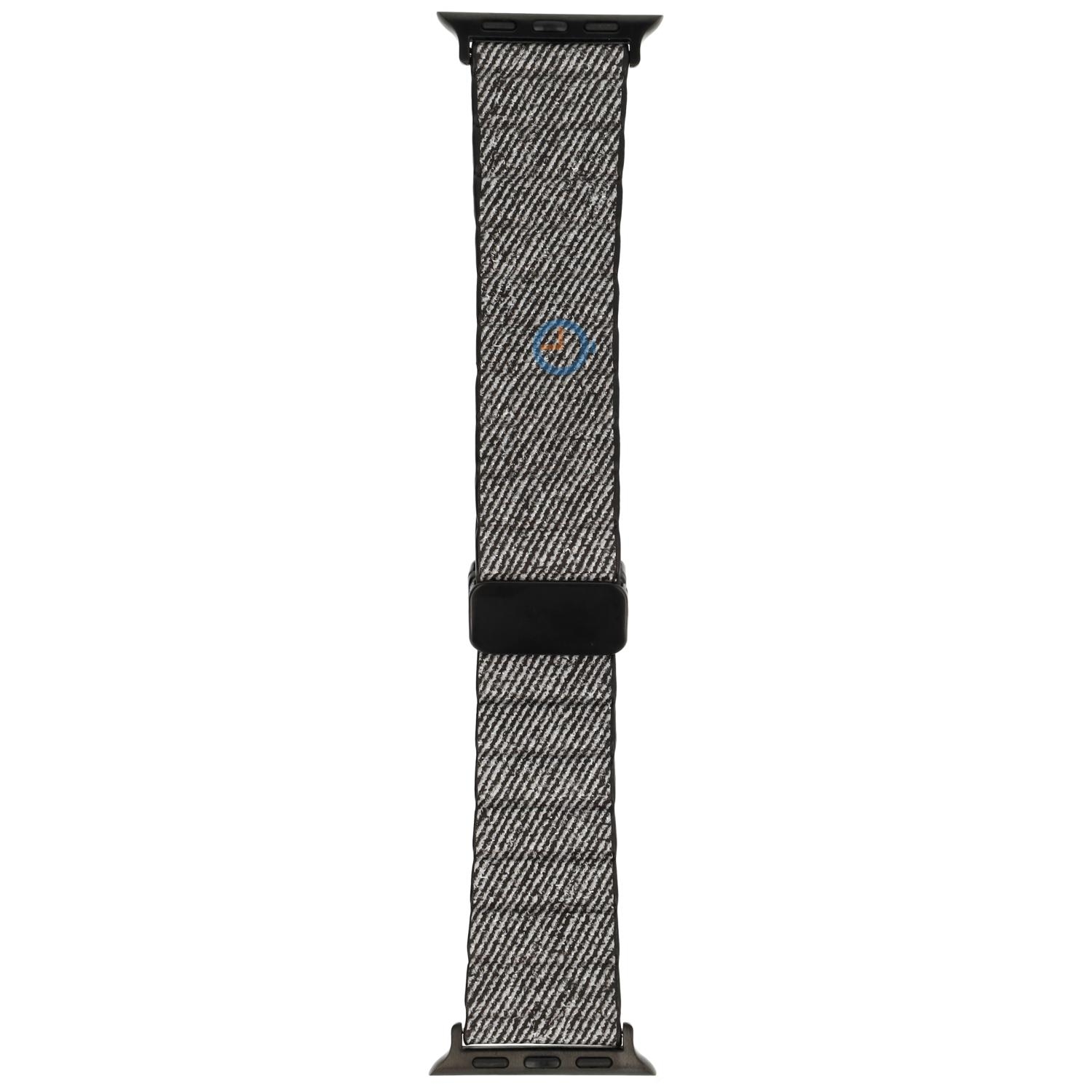 Apple Watch 41mm magneet bandje: Black Denim