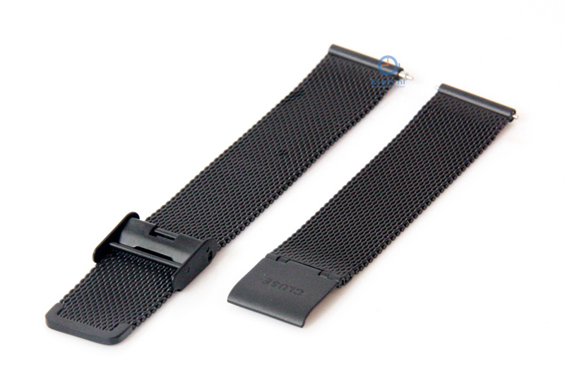 Cluse horlogeband La Boheme milanees zwart CLS048