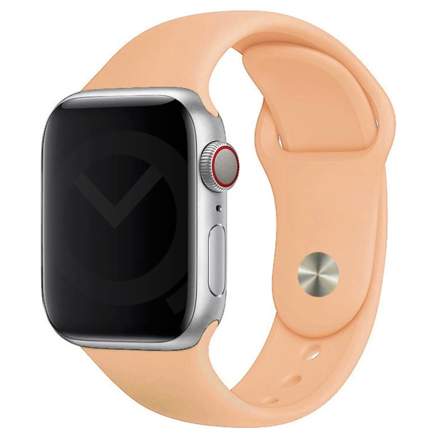 Apple watch bandje siliconen - Pale Apricot - 38/40/41/42mm (M/L)