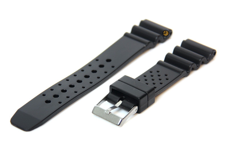 Horlogeband 16mm zwart