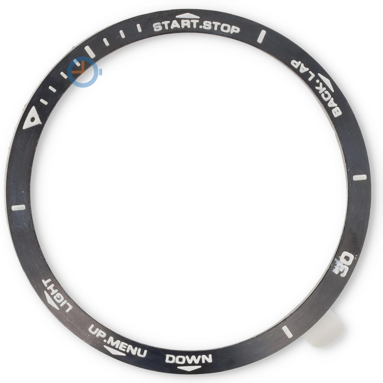 Stalen bezel cover Garmin Fenix 5 - black