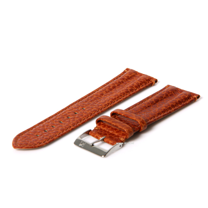Horlogeband 24mm buffelleer bruin