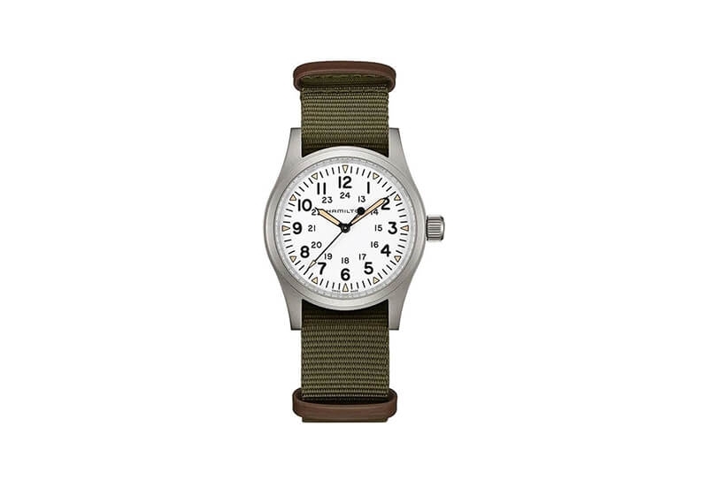 Hamilton horlogeband H69439411 - groen nylon