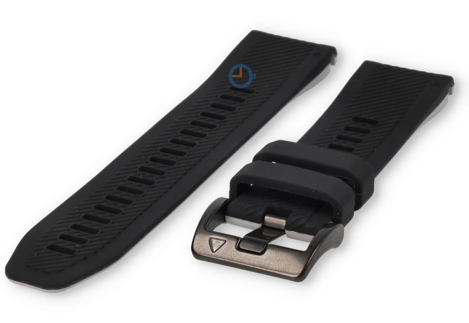 Garmin Fenix 7 siliconen bandje - black/grey - 22mm
