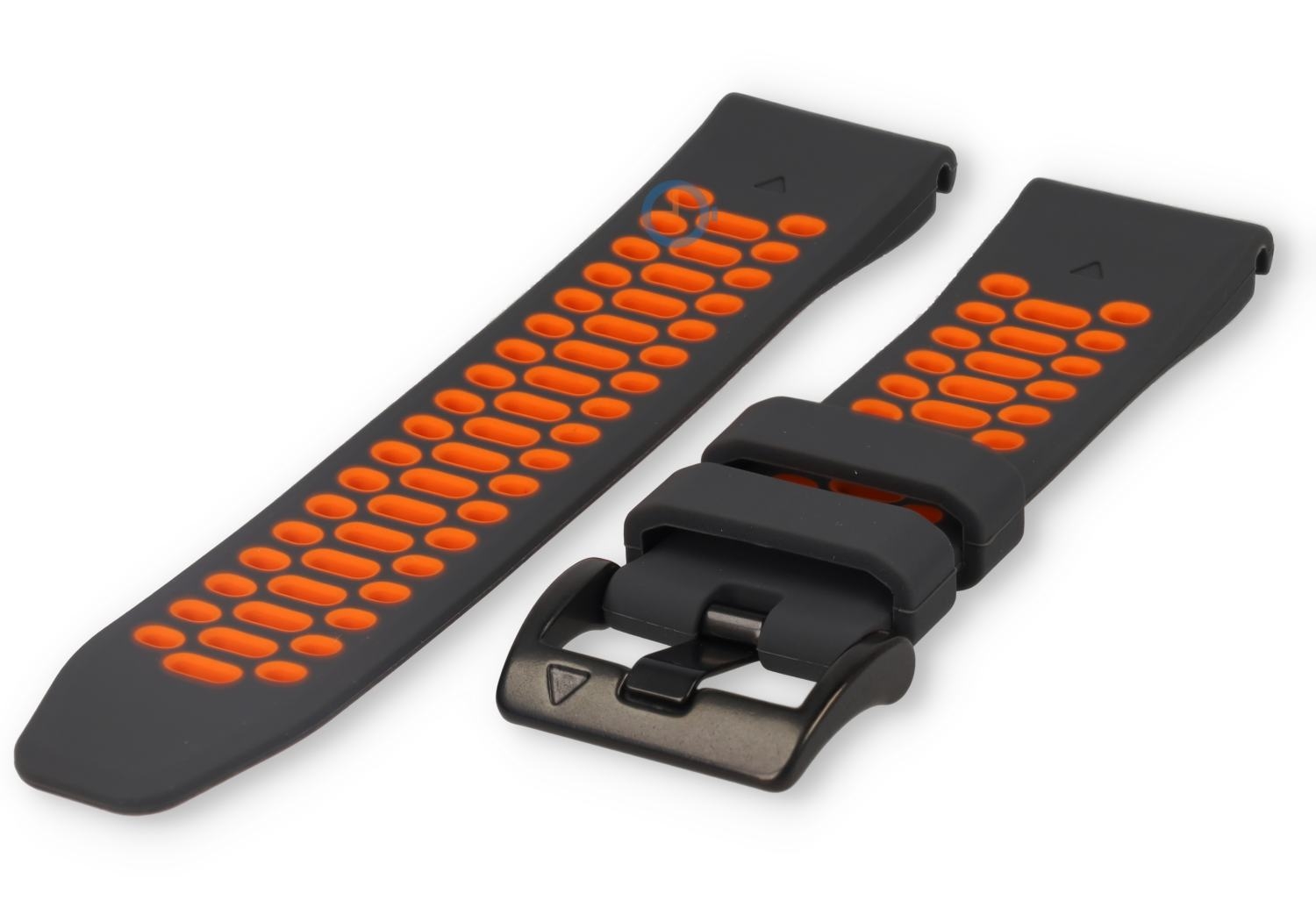 Sport horlogebandje Garmin Quatix 7 Pro - 47mm (grijs/oranje)