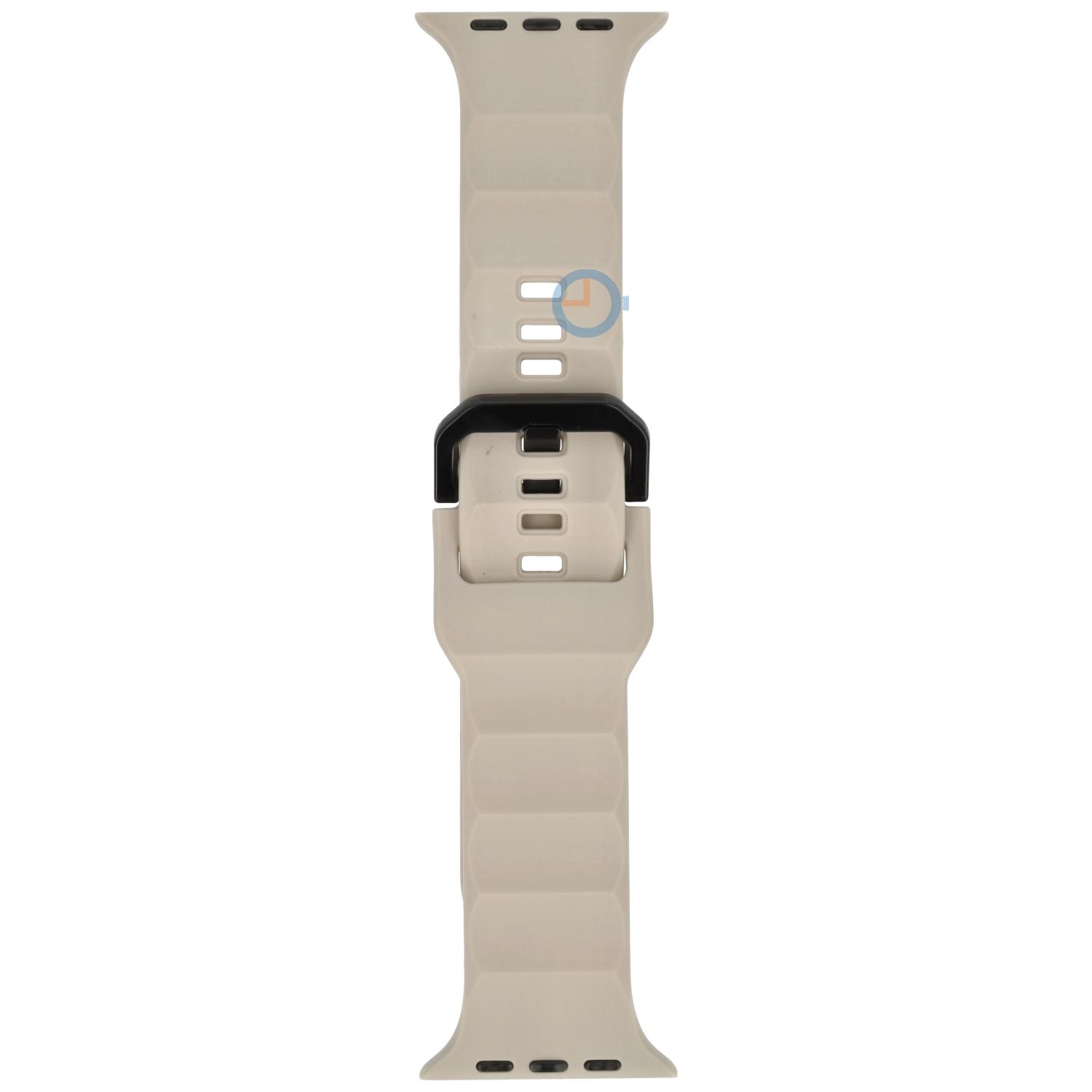 Sportbandje voor Apple Watch 45mm - crème