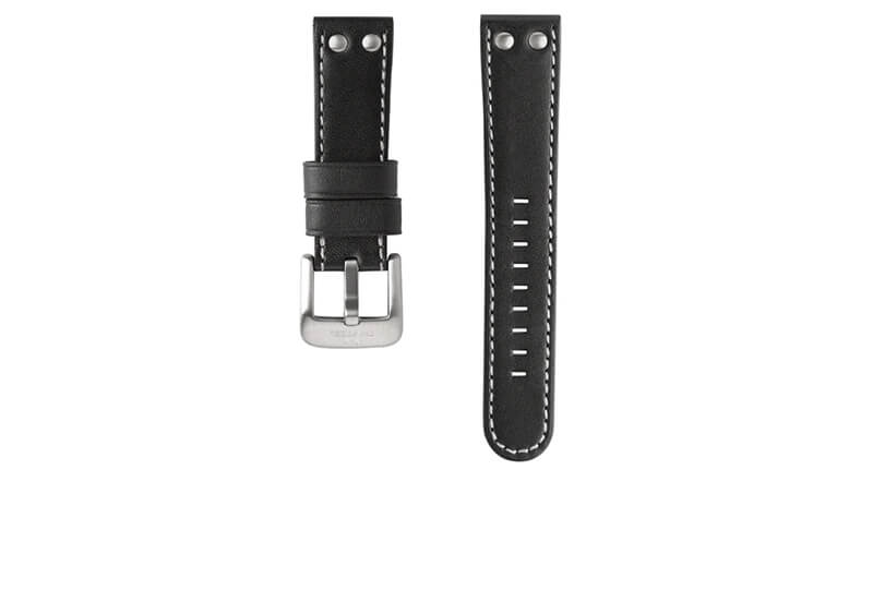 TW Steel Canteen horlogeband zwart - 22mm