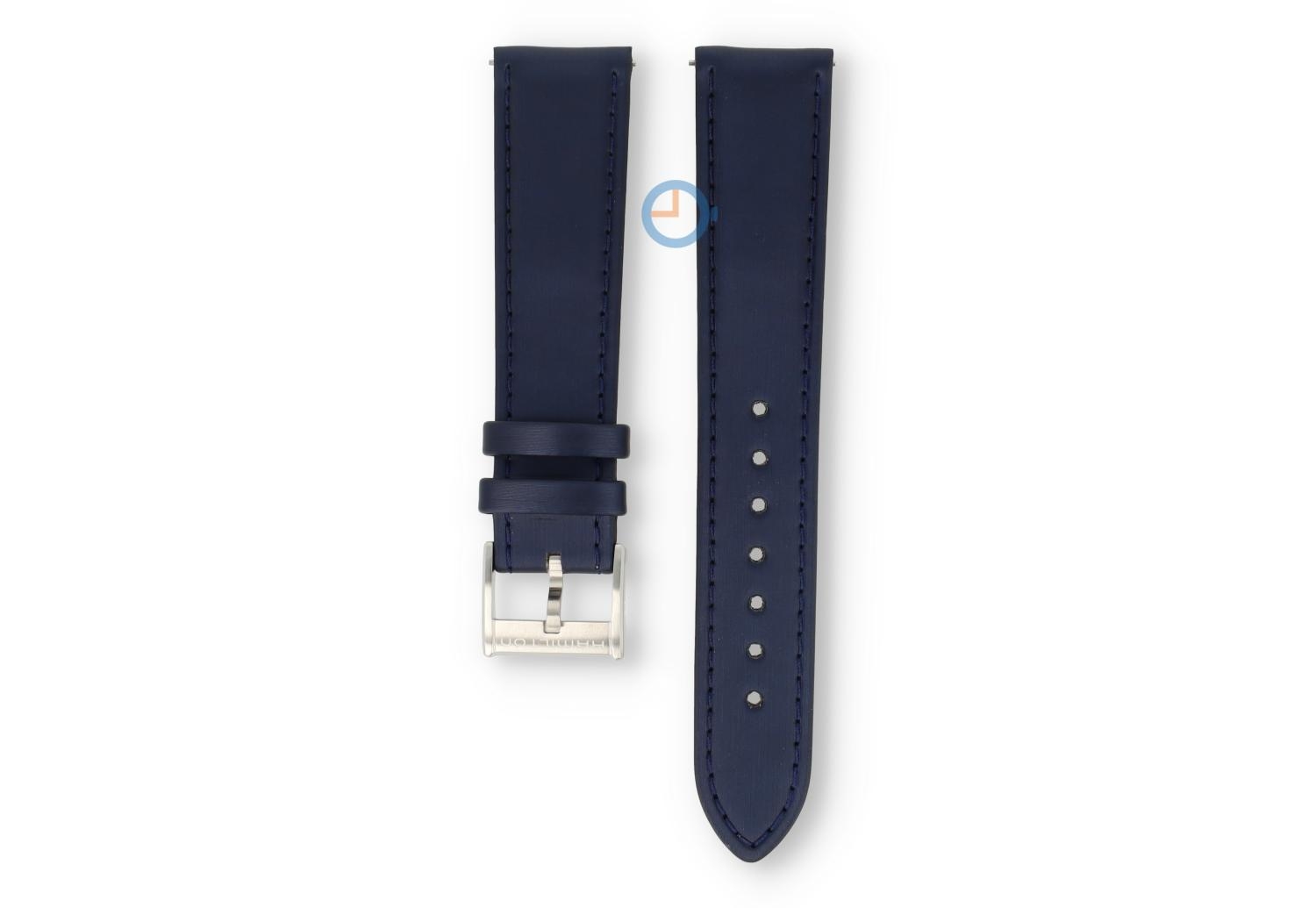 Hamilton horlogeband H42405991 - blauw leer