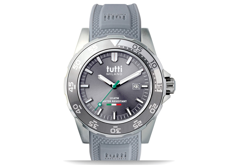 Tutti Milano horlogeband grijs TM900