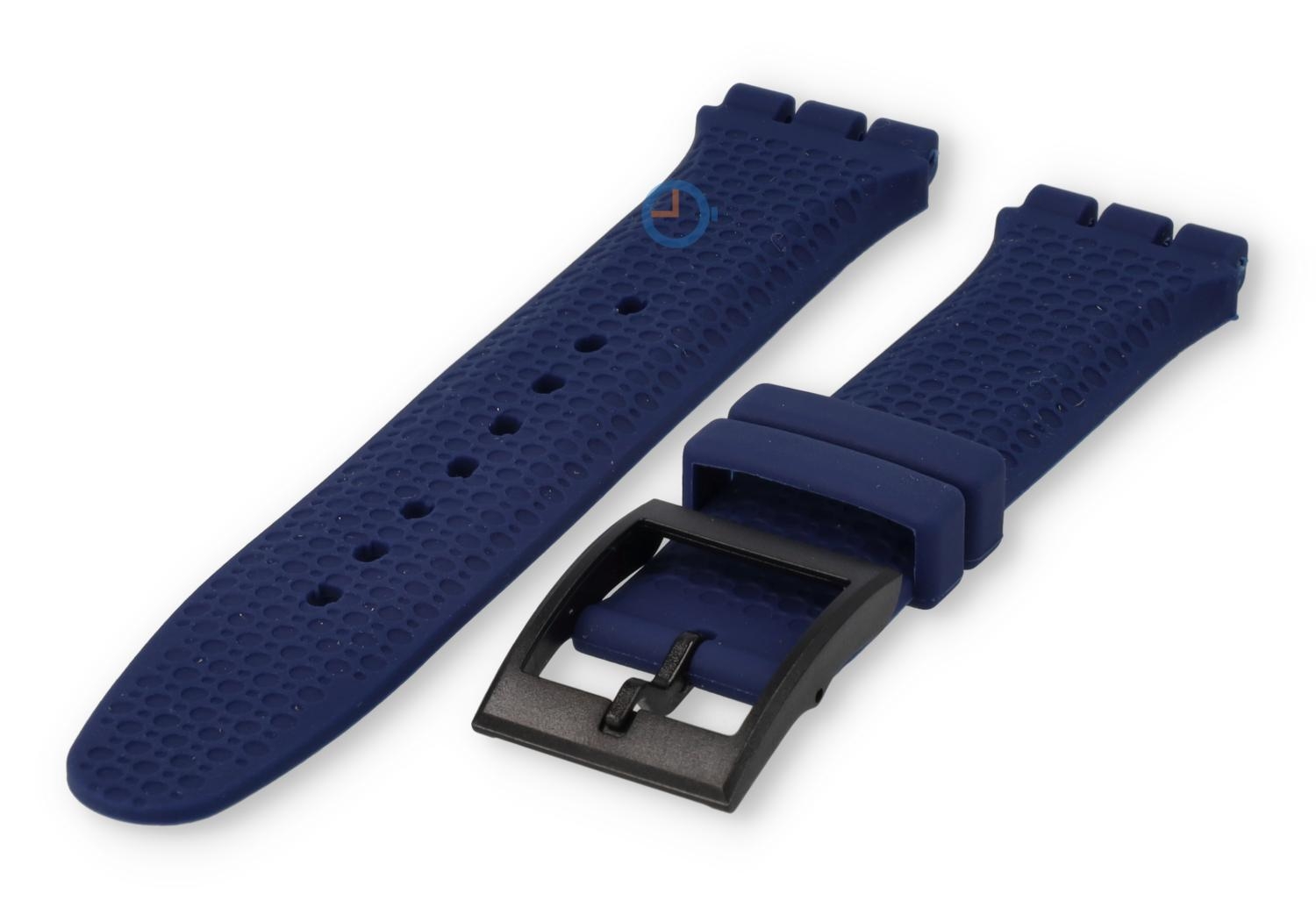 Swatch horlogeband 19.70mm blauw
