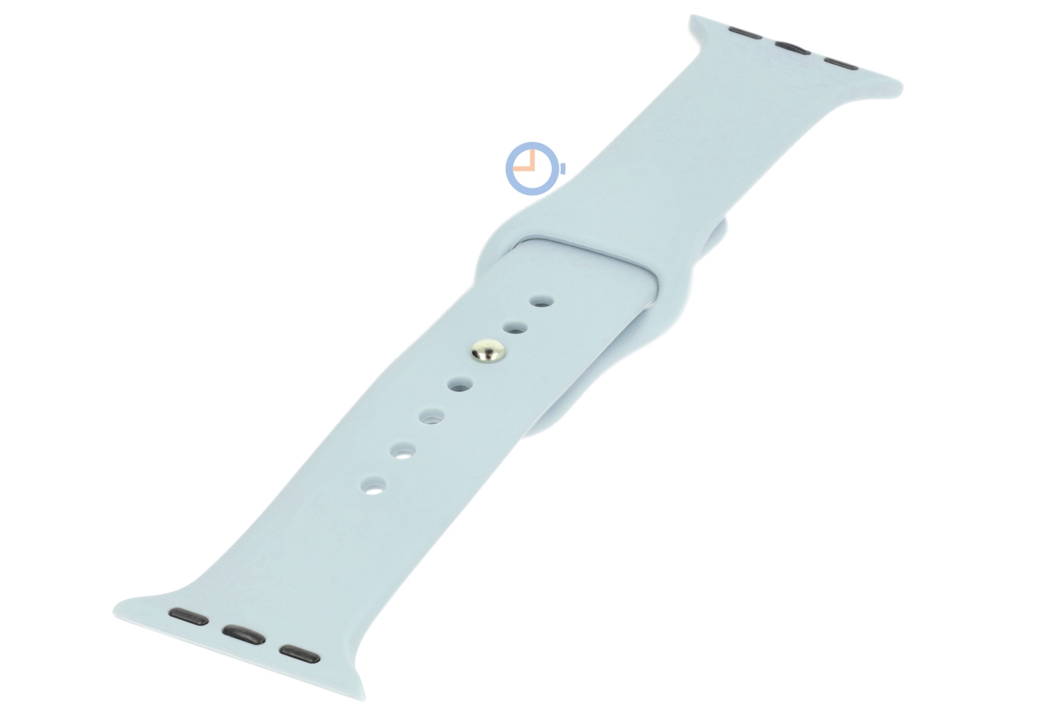 Apple watch bandje siliconen - Light Cyan - 44/45/46/49mm (M/L)