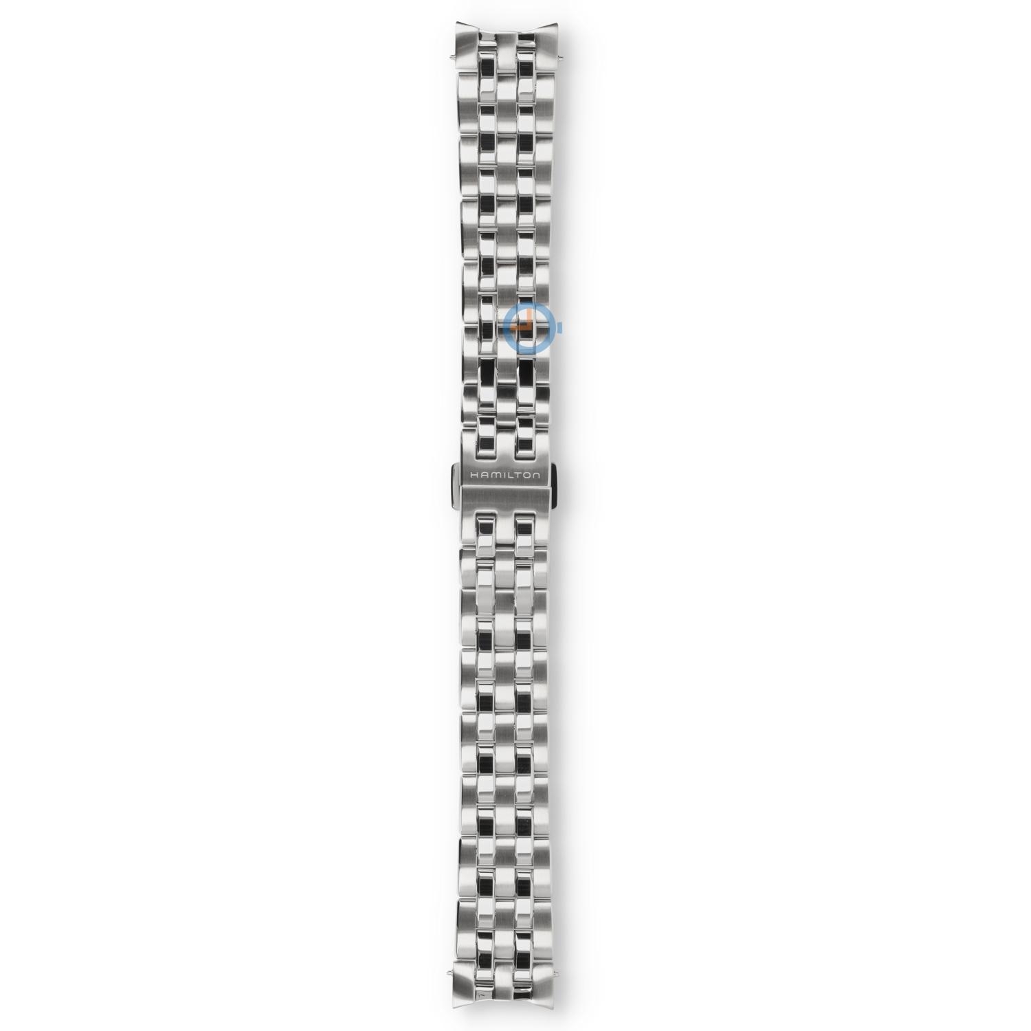 Hamilton horlogeband H32215130 - zilver staal