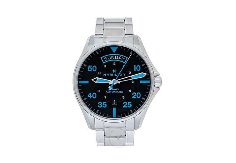 Hamilton horlogeband H64625131 - zilver staal