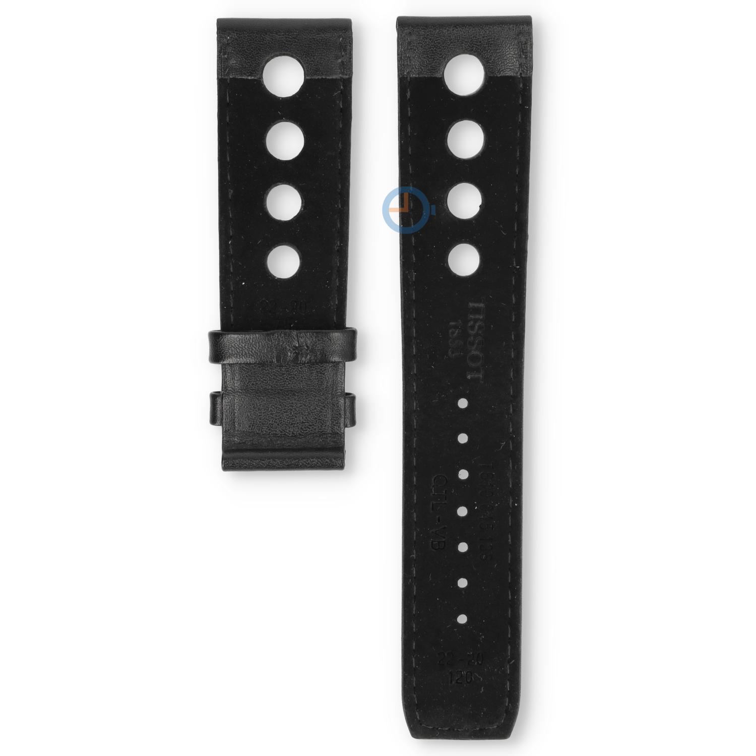 Tissot horlogeband T1244271605100 zwart leer