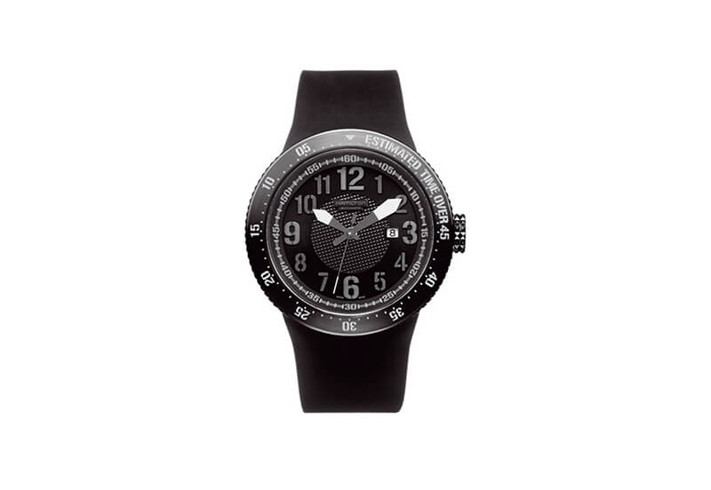 Hamilton horlogeband H79785333 - zwart siliconen