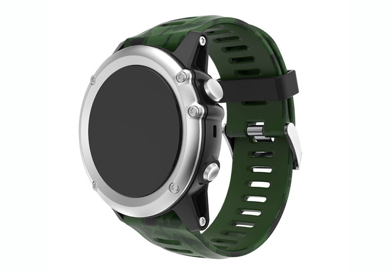 Garmin Fenix 3 horlogeband army donkergroen