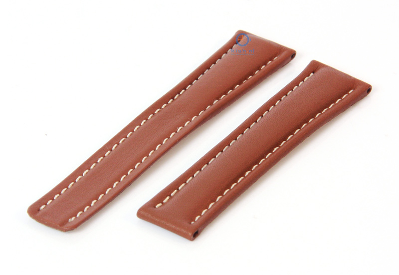 Breitling horlogeband 20mm leer cognac