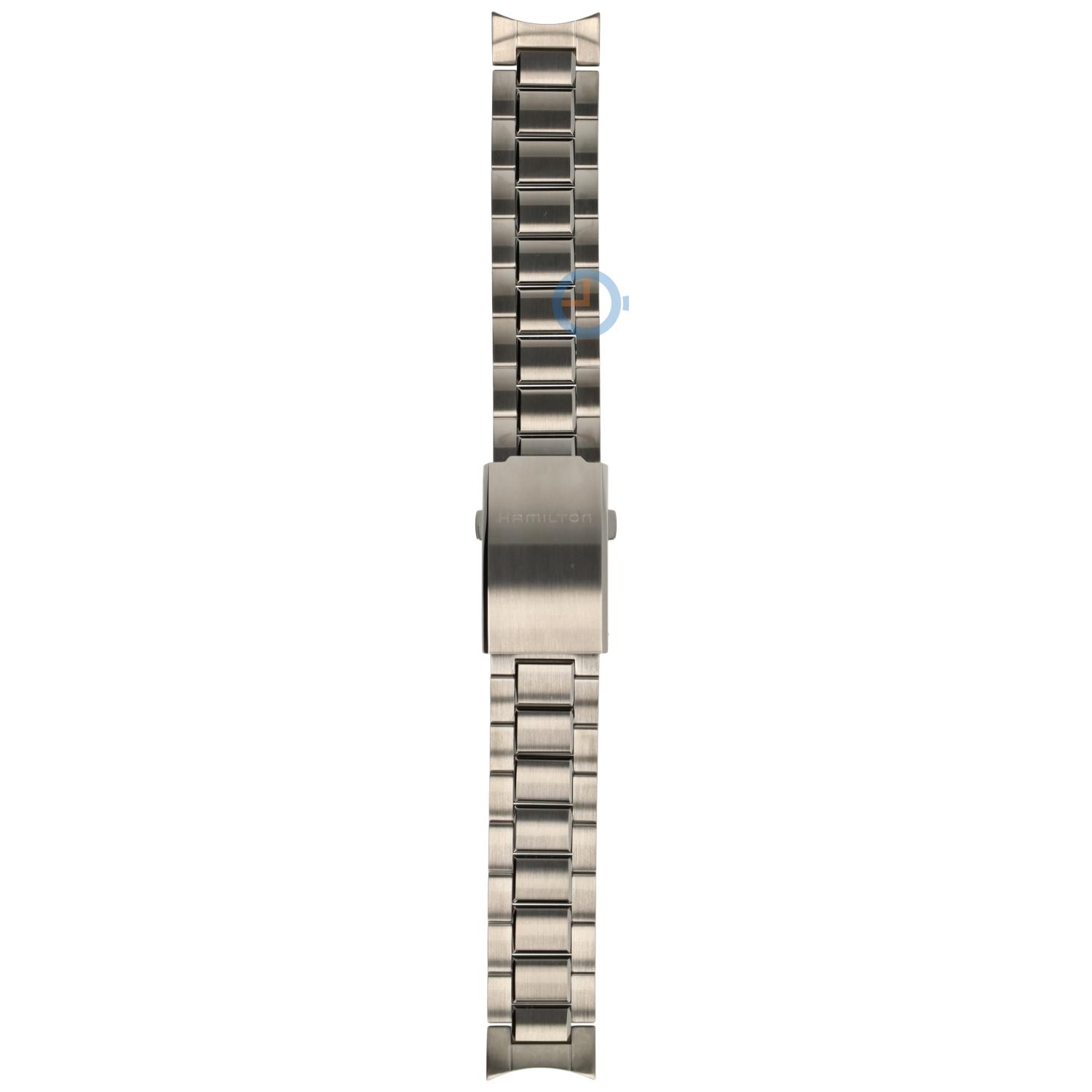 Hamilton horlogeband H82305131 - zilver staal
