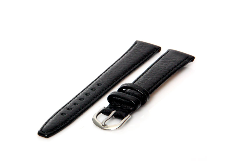 Horlogeband 14mm zwart