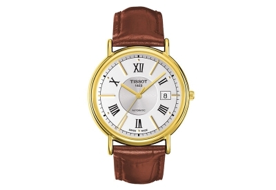 Tissot horlogeband T9074071603800 bruin leer