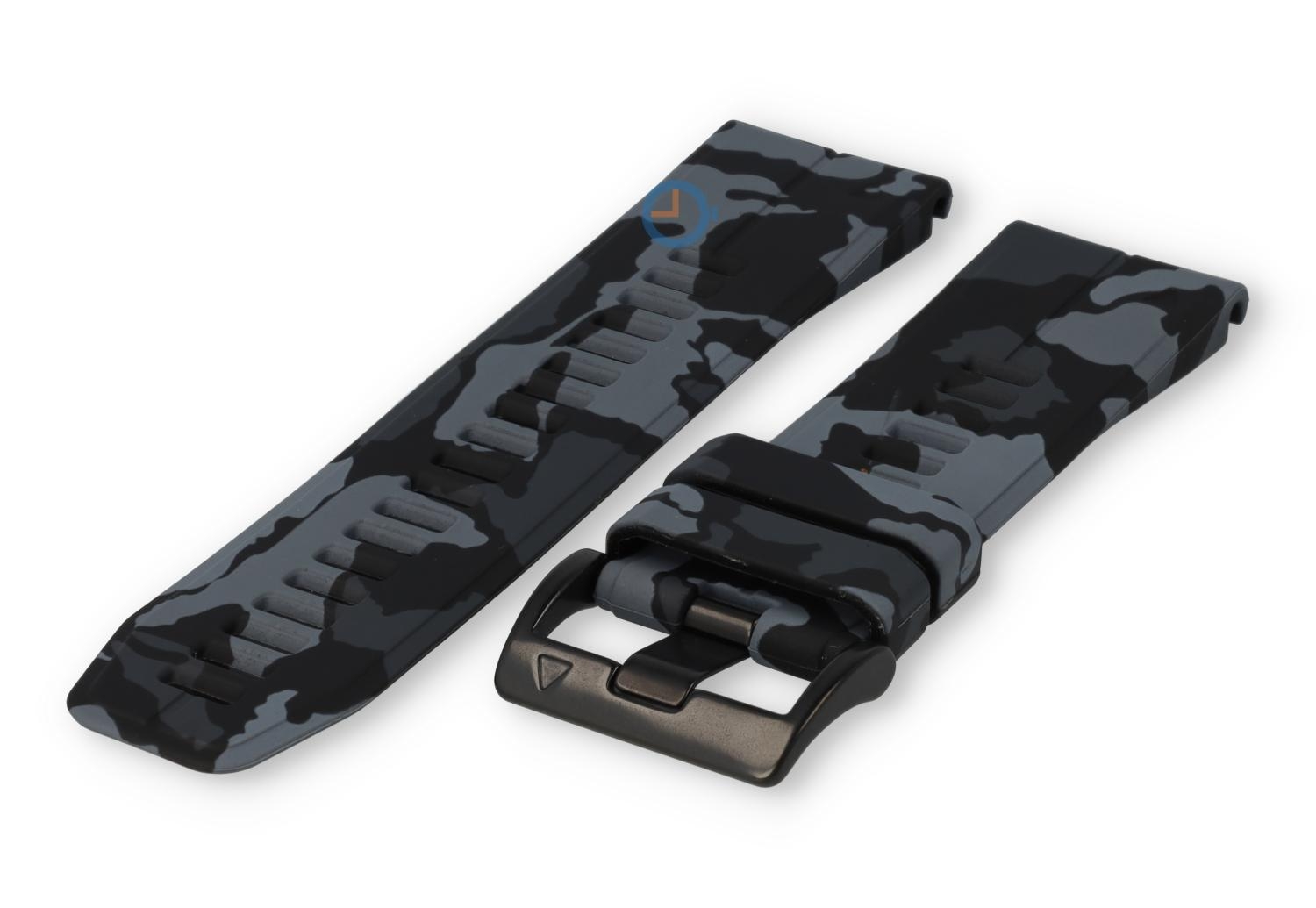 Quick Fit band Garmin Fenix 7X - legerprint - grijs