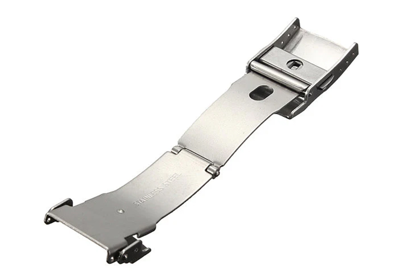 Vouwsluiting voor metaal - 22mm - mat zilver
