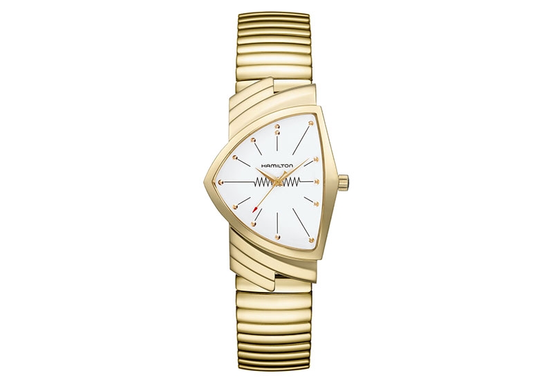 Hamilton horlogeband H24301111 - goud staal