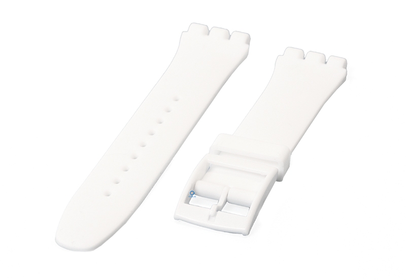 Swatch Gent horlogeband 16mm wit