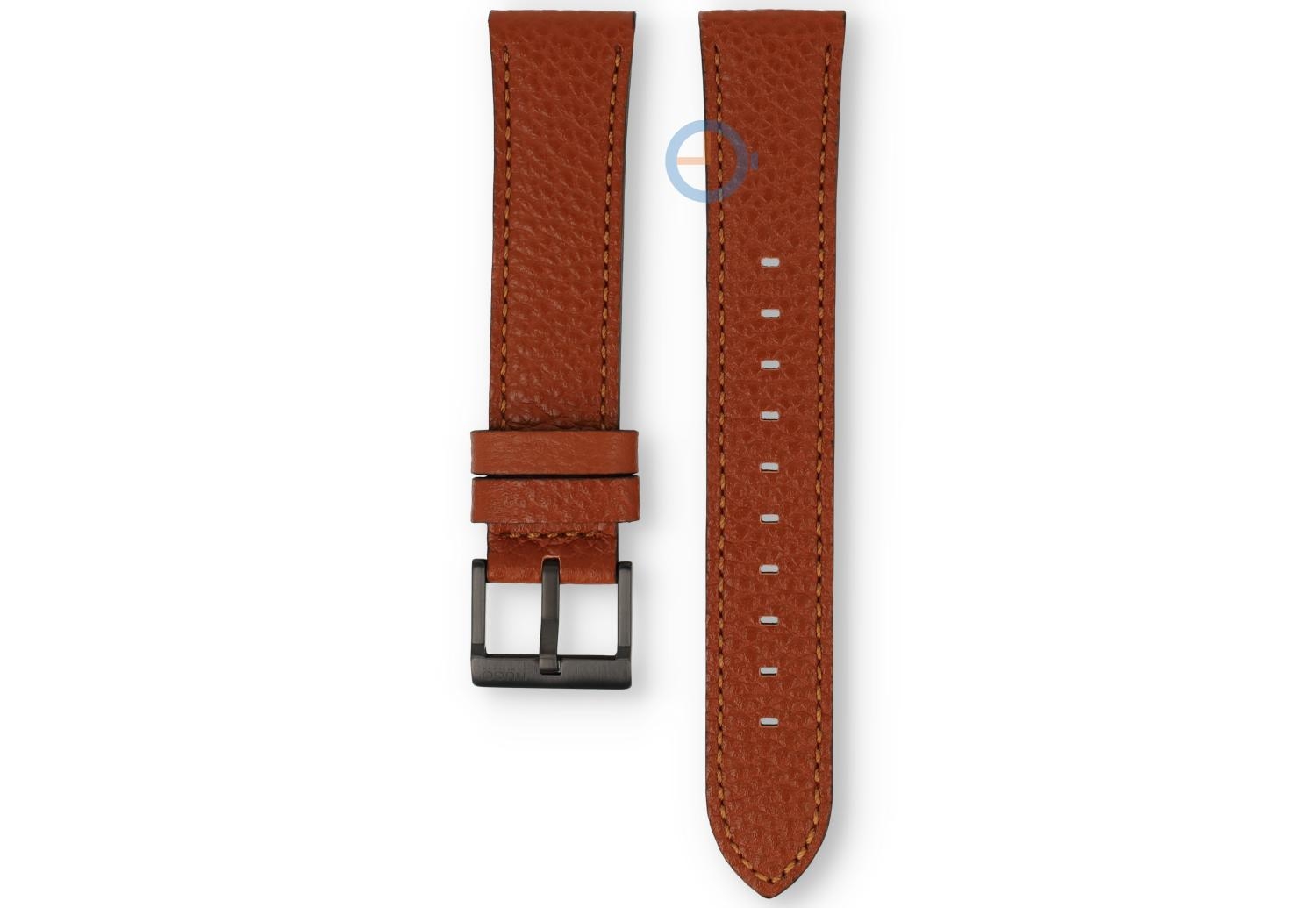 Hugo Boss 20mm horlogeband - lichtbruin leer