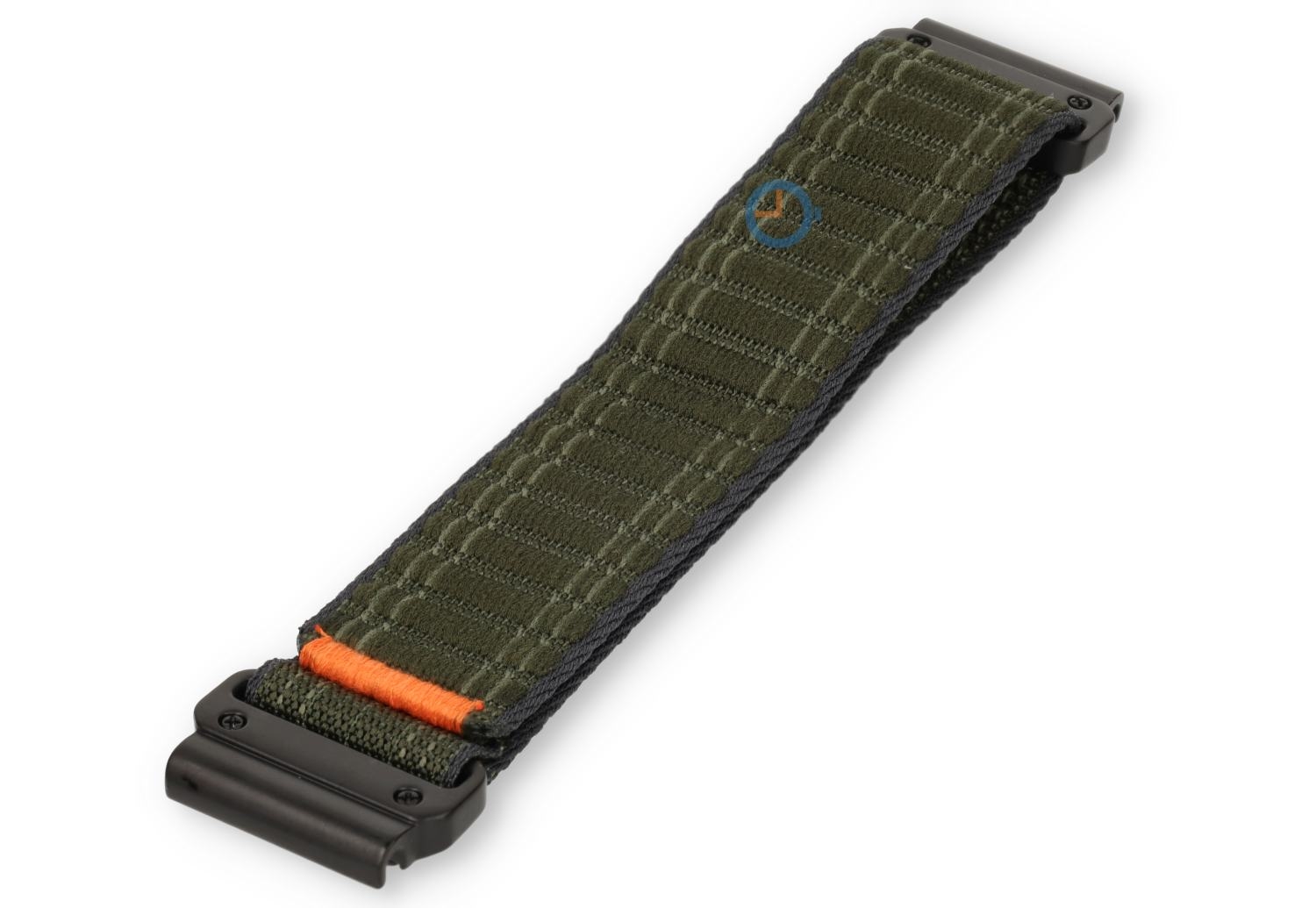 Elastisch nylon bandje voor Garmin Fenix 7 groen - 22mm