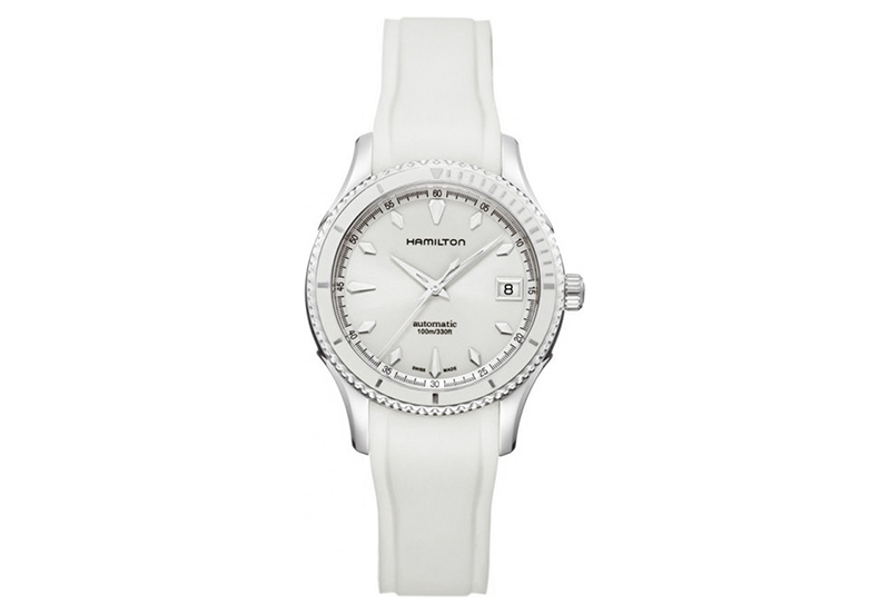 Hamilton horlogeband H37425911 - wit siliconen