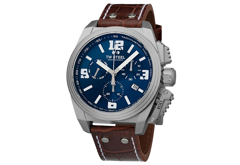 Horlogeband TW Steel TW1113 - Bruin