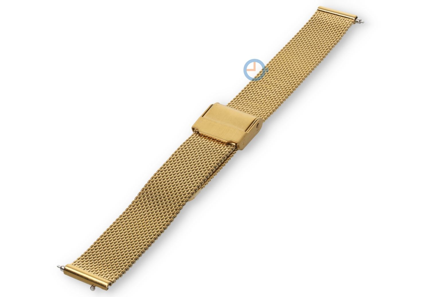 Milanees bandje met quick switch - 12mm - yellow gold