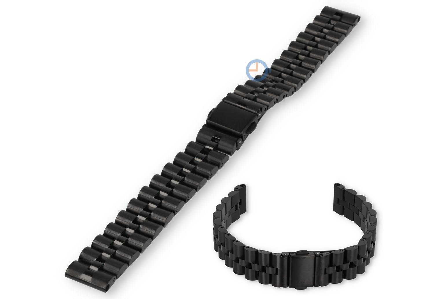 14mm Rolex President's band - zwart staal